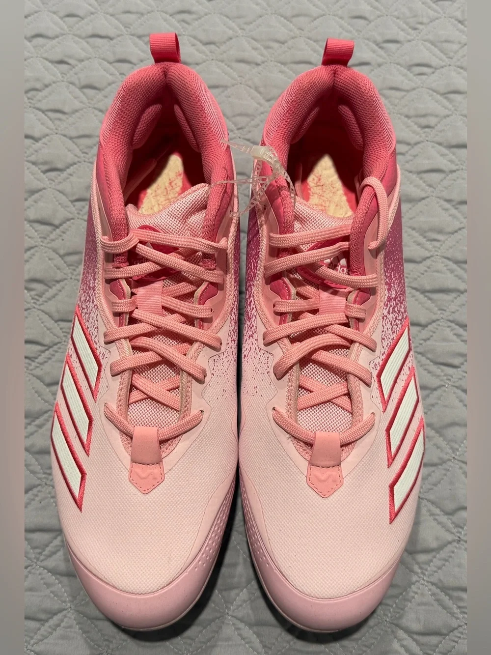 Adidas Icon Bounce 6 Mothers Day Pink Mens Baseball Cleats GZ0443 size 13.5 New